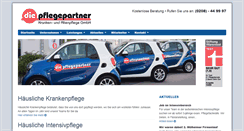 Desktop Screenshot of diepflegepartner-mh.de